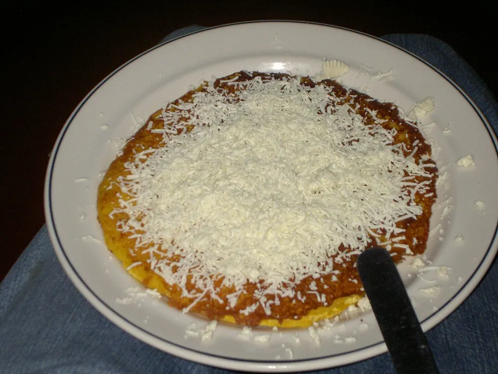 Cachapa con queso